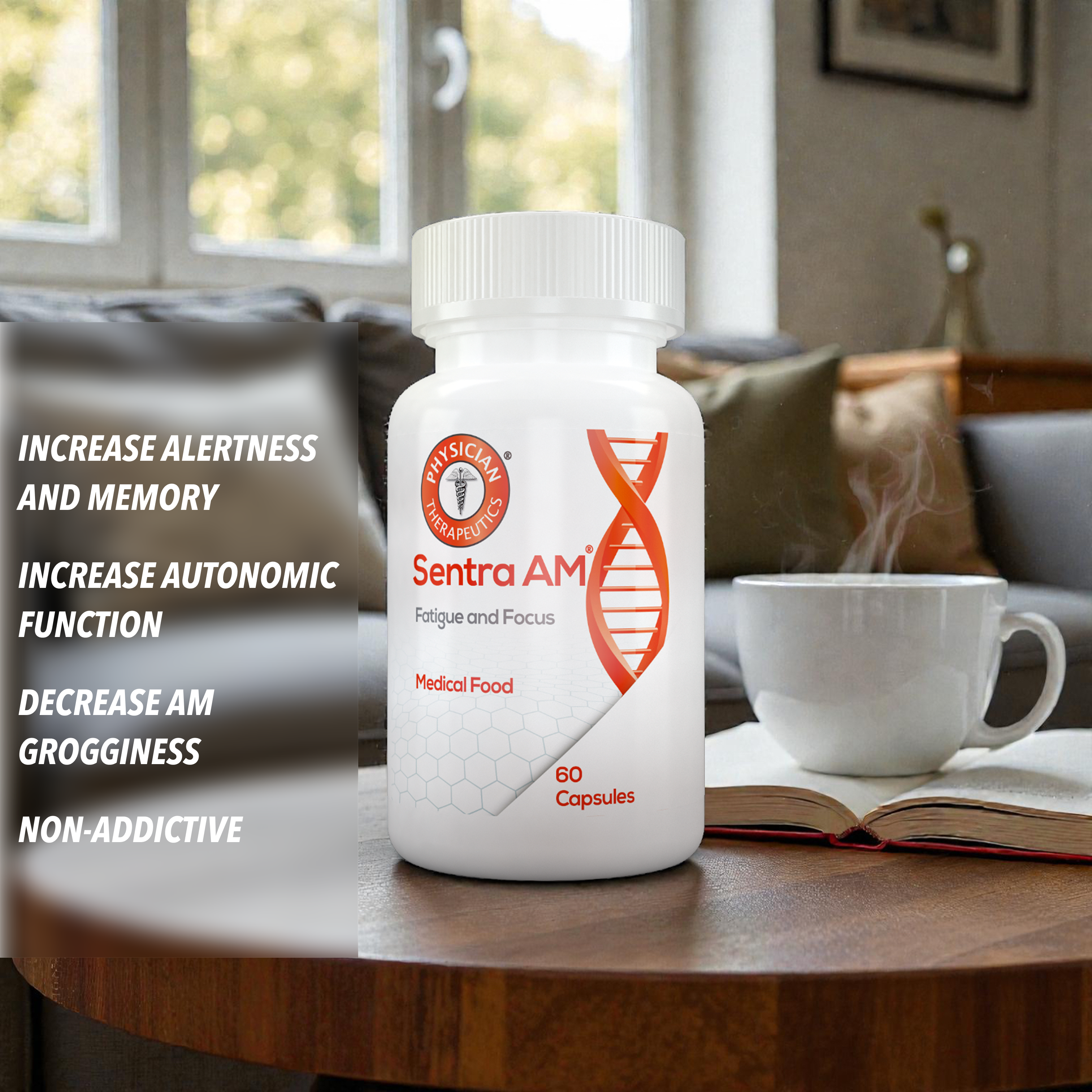 Sentra AM® - for the dietary management of fatigue & cognitive disorders (60 capsules)