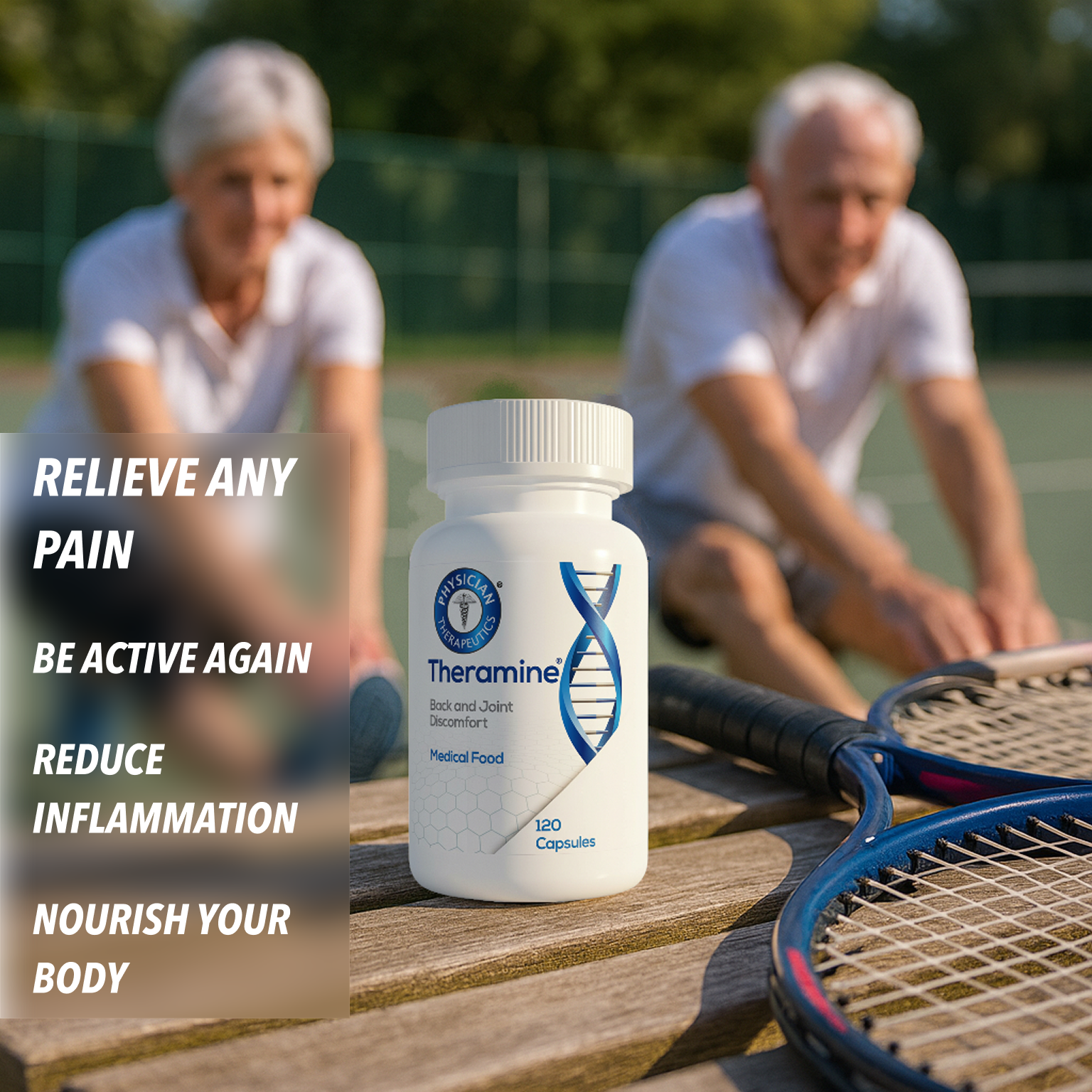 Theramine® - For the dietary management of pain and inflammation (120 capsules)